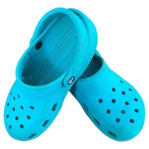 Crocs size 5 / 7 in blueish turquoise